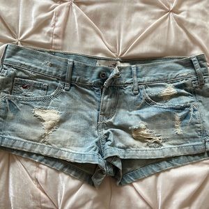 Hollister micro mini Jean shorts SIZE 5